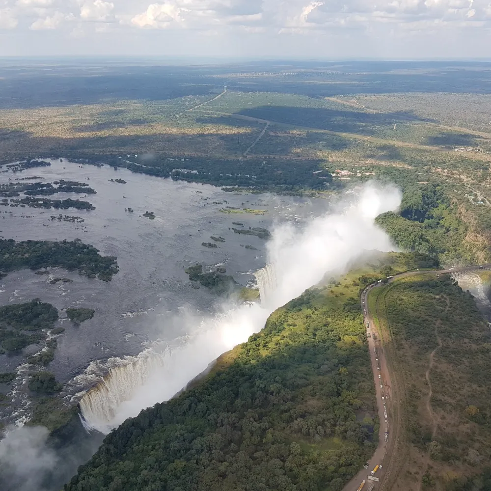 Microlight Flight Aerial View